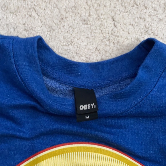 Vintage Blue Obey Sweater - Picture 2 of 3